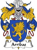 Arribas Family Crest / Coat of Arms JPG or PDF Download