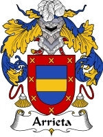 Arrieta coat of arms family crest download