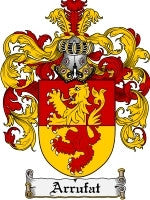 Arrufat coat of arms family crest download