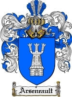 Arseneault coat of arms family crest download