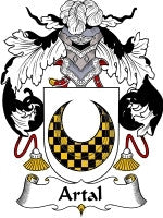 Artal coat of arms family crest download