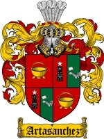 Artasanchez coat of arms family crest download