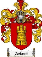 Artaud coat of arms family crest download