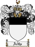 Arthe coat of arms family crest download