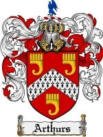 Arthurs coat of arms family crest download