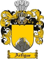 Artigue coat of arms family crest download