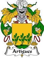 Artigues coat of arms family crest download