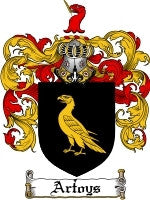 Artoys coat of arms family crest download
