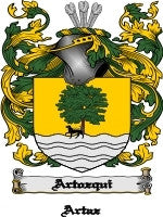 Artozqui coat of arms family crest download