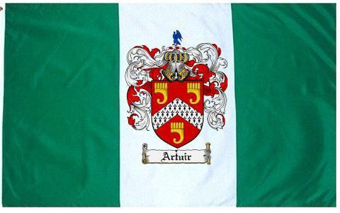 Artuir family crest coat of arms flag