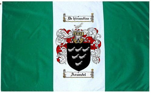 Arundel family crest coat of arms flag