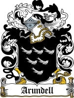 Arundell coat of arms family crest download