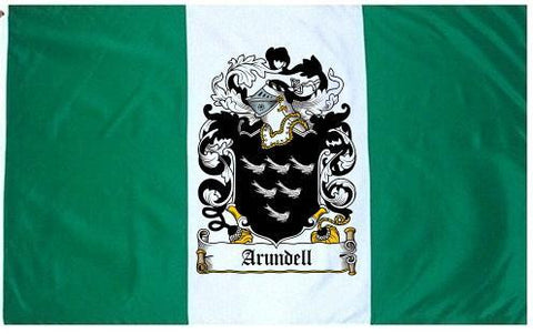 Arundell family crest coat of arms flag