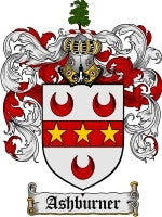 Asburner coat of arms family crest download