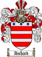 Aschard coat of arms family crest download