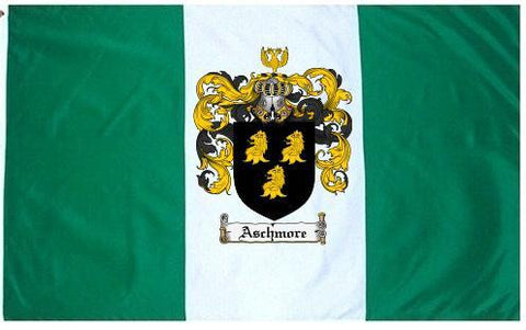 Aschmore family crest coat of arms flag