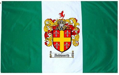 Ashworth Coat of Arms Flag / Family Crest Flag