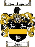 Aske Family Crest / Coat of Arms JPG or PDF Download