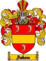 Askem coat of arms family crest download