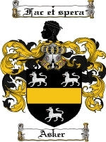 Asker coat of arms family crest download