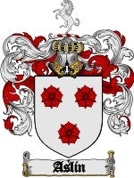 Aslin Family Crest / Coat of Arms JPG or PDF Download
