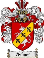 Asmus Family Crest / Coat of Arms JPG or PDF Download