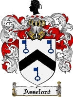 Asseford Family Crest / Coat of Arms JPG or PDF Download
