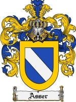 Asser coat of arms family crest download