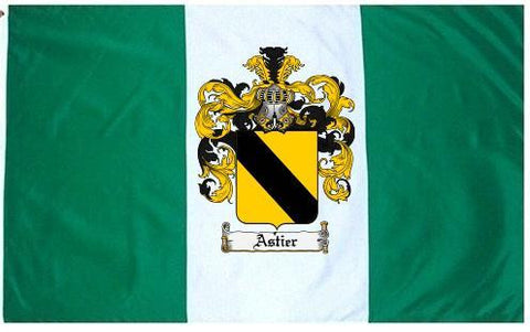 Astier family crest coat of arms flag