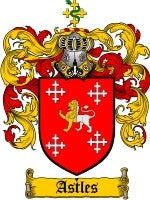 Astles Family Crest / Coat of Arms JPG or PDF Download