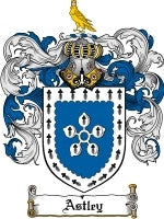 Astley Family Crest / Coat of Arms JPG or PDF Download