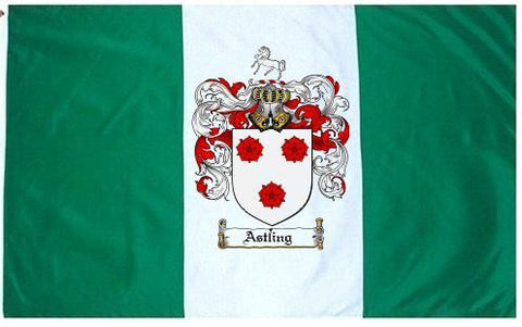 Astling family crest coat of arms flag