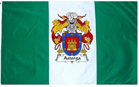 Astorga family crest coat of arms flag