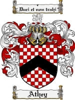 Athey coat of arms family crest download