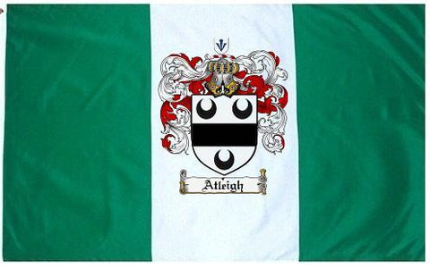 Atleigh family crest coat of arms flag