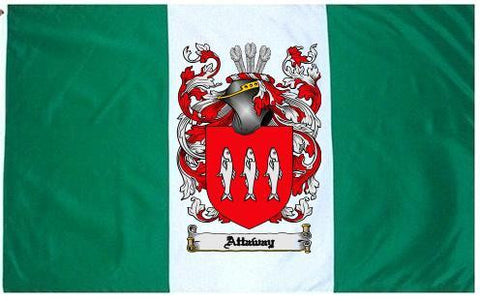 Attaway family crest coat of arms flag
