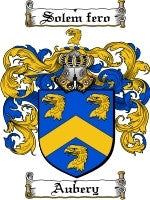 Aubery Family Crest / Coat of Arms JPG or PDF Download