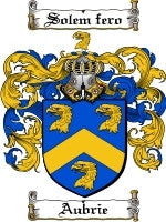 Aubrie Family Crest / Coat of Arms JPG or PDF Download