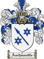 Auchmouttie Family Crest / Coat of Arms JPG or PDF Download