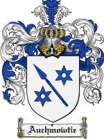 Auchmowtie Family Crest / Coat of Arms JPG or PDF Download