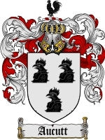 Aucutt coat of arms family crest download