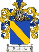 Audouin Family Crest / Coat of Arms JPG or PDF Download