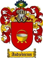 Audzevicius coat of arms family crest download