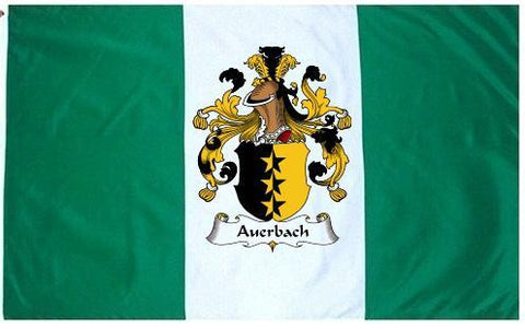 Auerbach family crest coat of arms flag