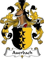 Auerbach Family Crest / Coat of Arms JPG or PDF Download