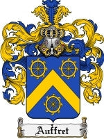 Auffret Family Crest / Coat of Arms JPG or PDF Download