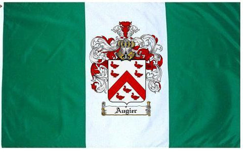 Augier family crest coat of arms flag