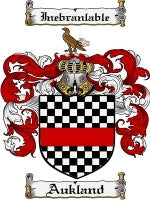 Aukland Family Crest / Coat of Arms JPG or PDF Download