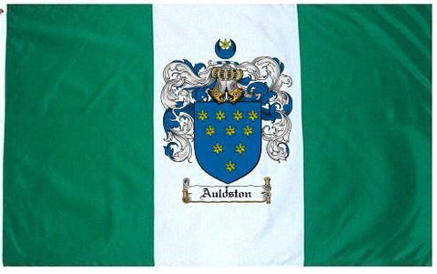 Auldston family crest coat of arms flag
