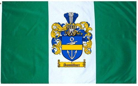 Aumullner family crest coat of arms flag